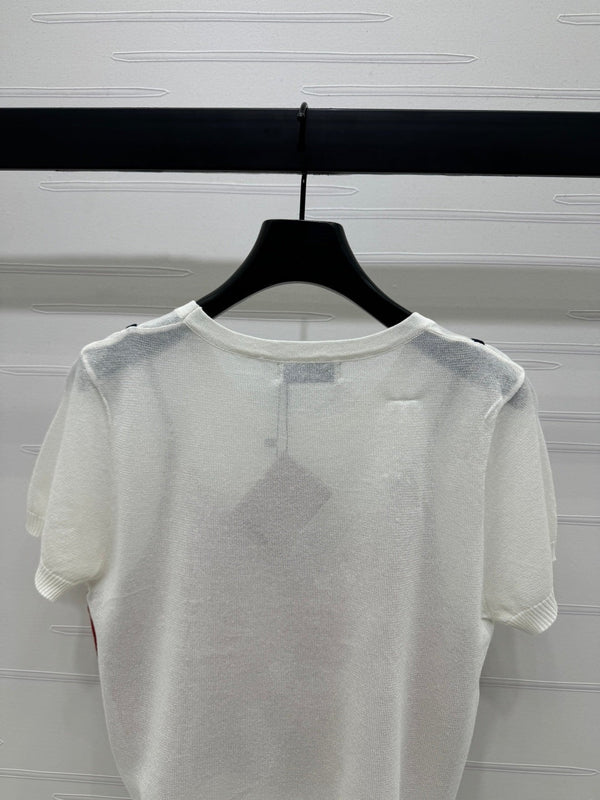 MIU 25S TOP IN MAGLIA 2 PEZZI CON SPALLINE 264130