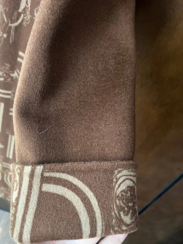 HERMES 25S REVERSIBLE LONG HOODED COAT 048