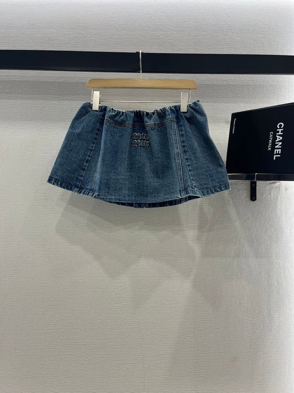 COMPLETO GIACCA E GONNA IN DENIM MIUMIU 274644