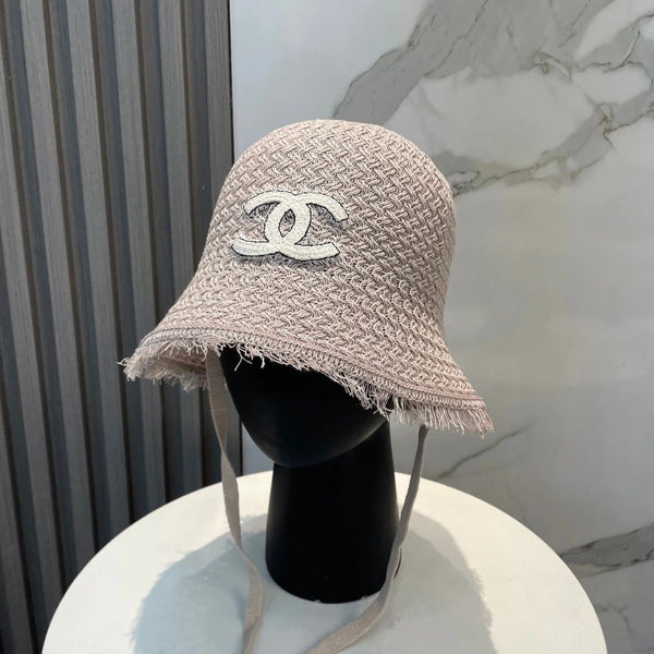 KNITTED BUCKET HAT DUSTY GREY 673884