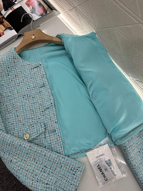 CHANEL MULTICOLOR KNITTED CARDIGAN 276610