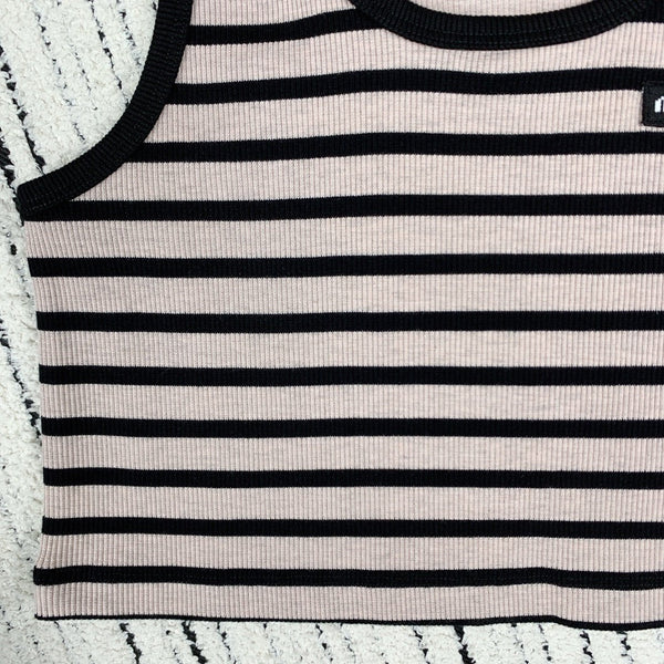 MIUMIU EMBROIDERED LOGO TANK TOP 274370