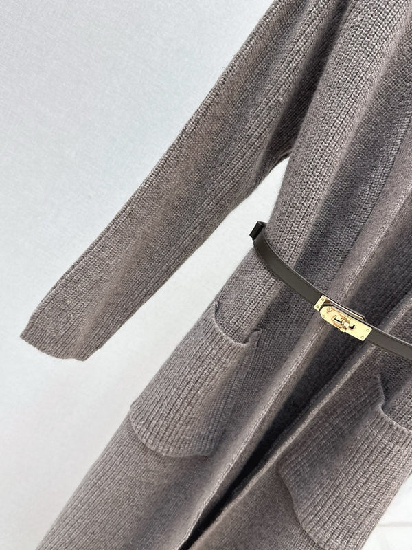 HERMES 25S LONG WOOL COAT 091