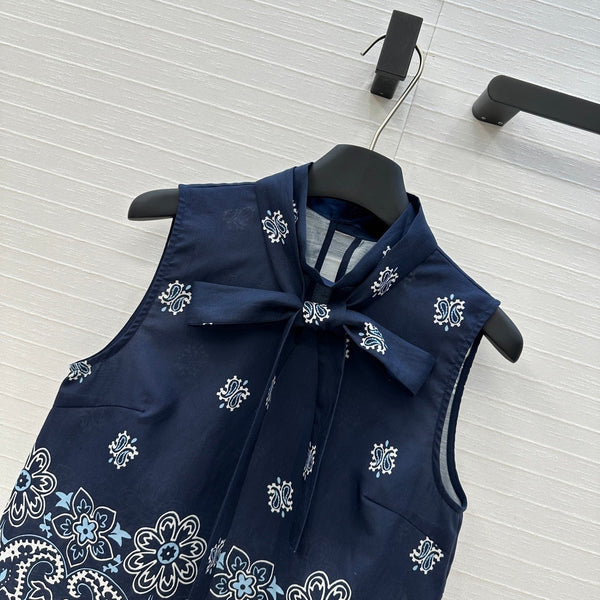 MIUMIU SLEEVELESS TOP AND SKIRT SET 264444