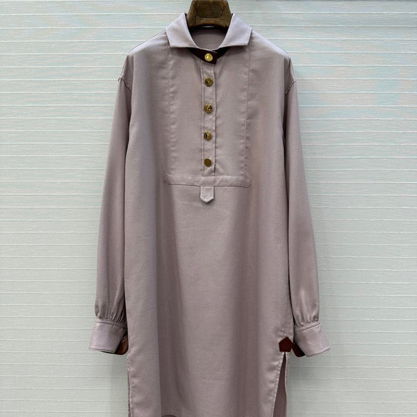 LP LINEN SHIRT DRESS 268356