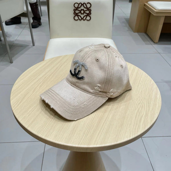 BASEBALL HAT WITH LOGO WARM GRAY IN JEAN 674123