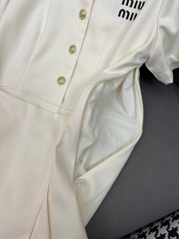 MIUMIU SHIRT DRESS WITH BELT 214479