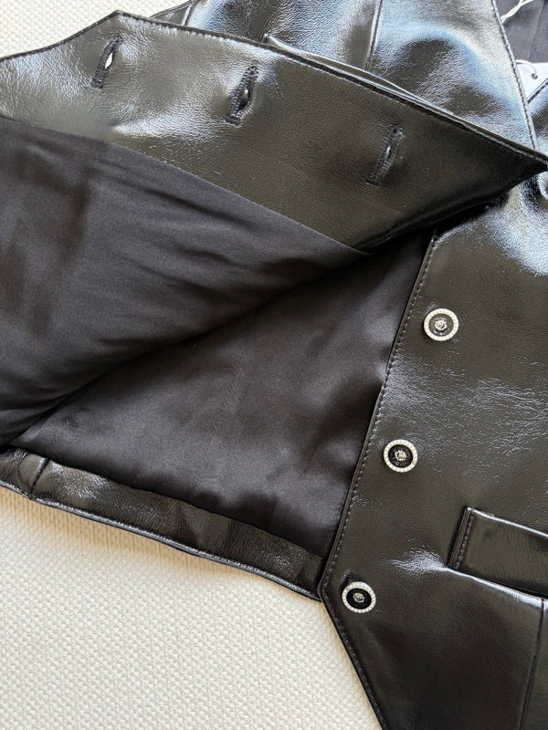 CHANEL LEATHER VEST STYLE 18