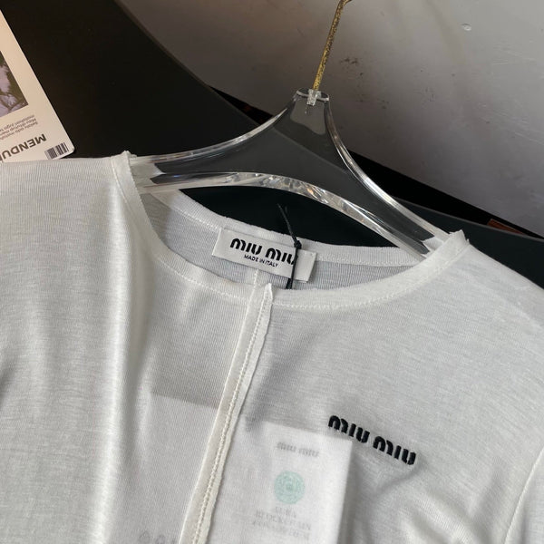 MIUMIU LONG-SLEEVE T-SHIRT STYLE 48