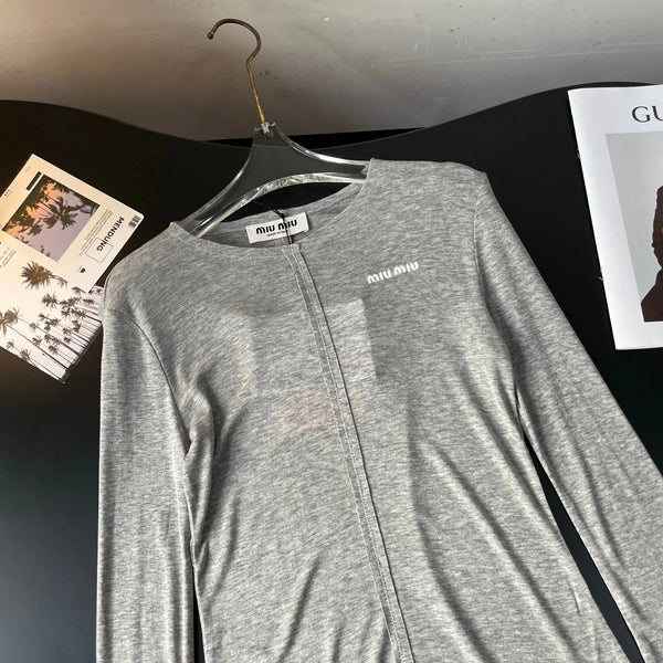 MIUMIU LONG-SLEEVE T-SHIRT STYLE 46