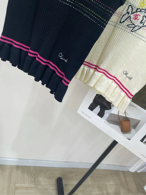 CHANEL SLEEVELESS KNIT TOP 273202