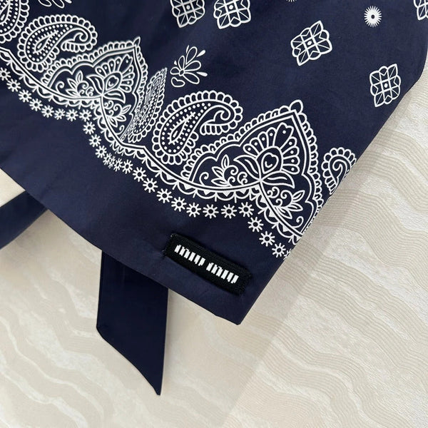 MIUMIU MIDNIGHT BLUE STRAPPY BACK TOP