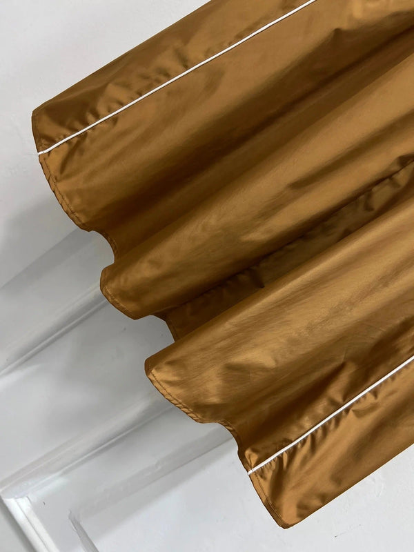 MIU 25S VEST DRESS GREY IN NYLON 263148