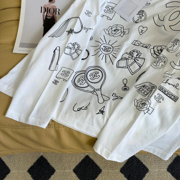 CHANEL 25S LONG-SLEEVE T-SHIRT STYLE 258