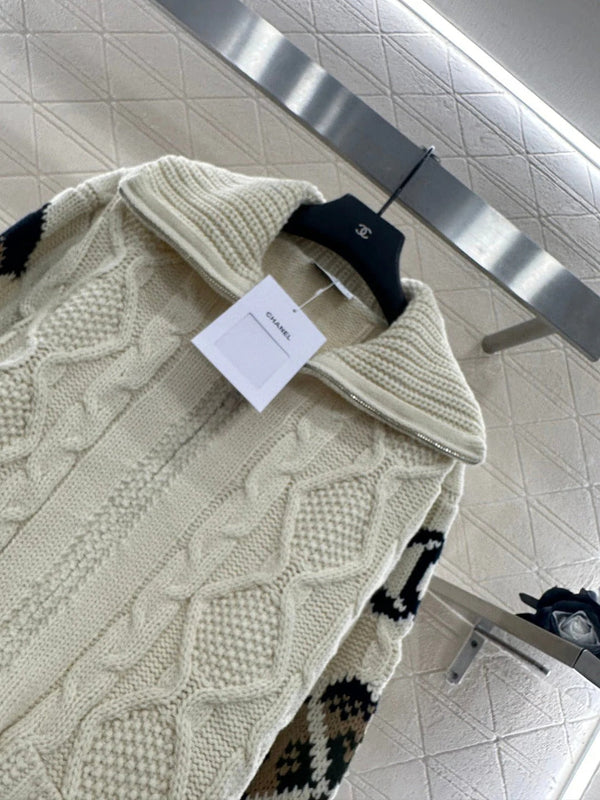 CHANEL 25S ZIPPERED CARDIGAN STYLE 115