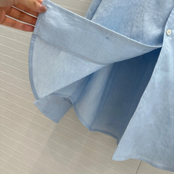 LP BLUE LINEN SHIRT 264280