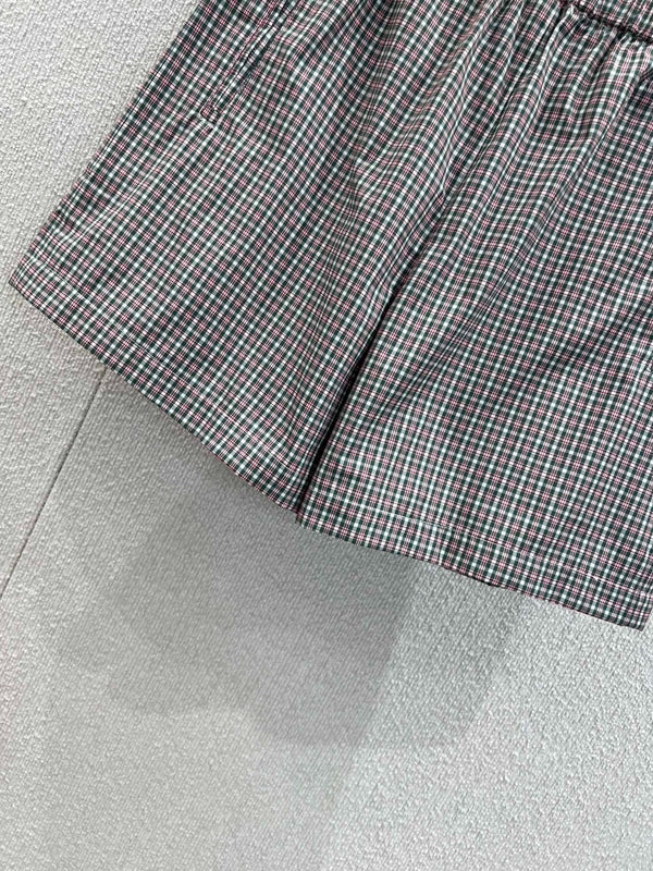 MIUMIU PLAID SHORTS 268898