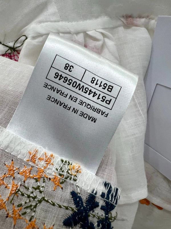 CHANEL RUFFLED SPAGHETTI STRAP TOP 272286