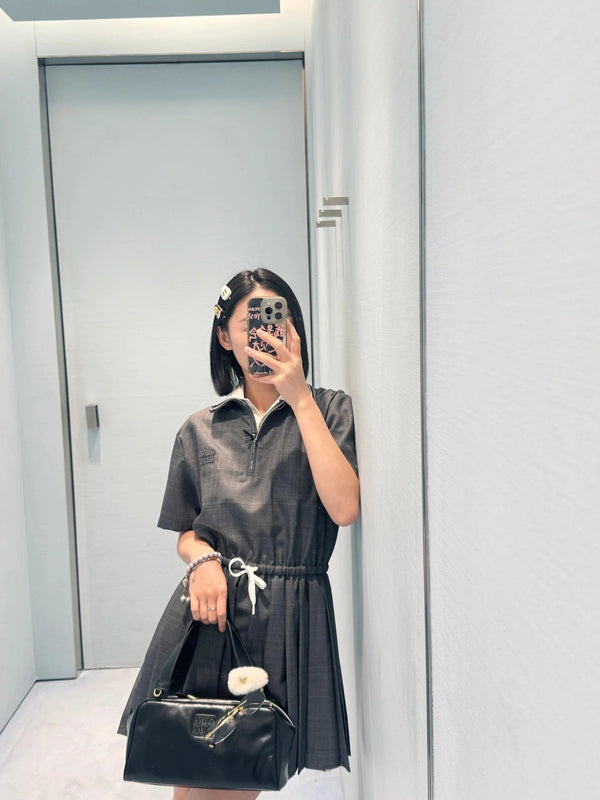 MIUMIU PLEATED DRESS STYLE 19