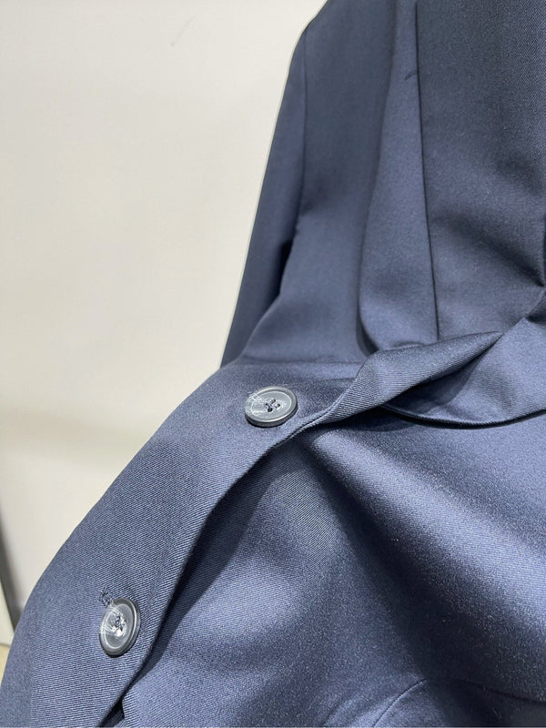 MIUMIU NAVY CHECKED SUIT 224381