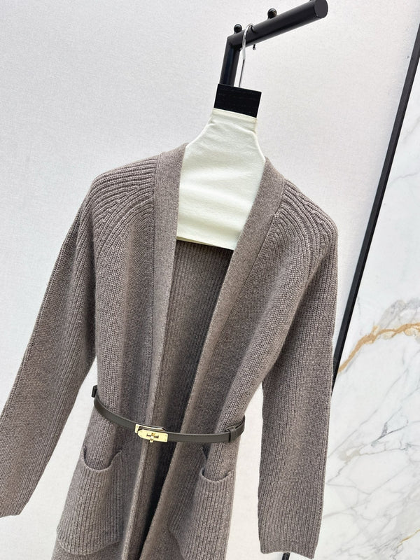 HERMES 25S LONG WOOL COAT 091