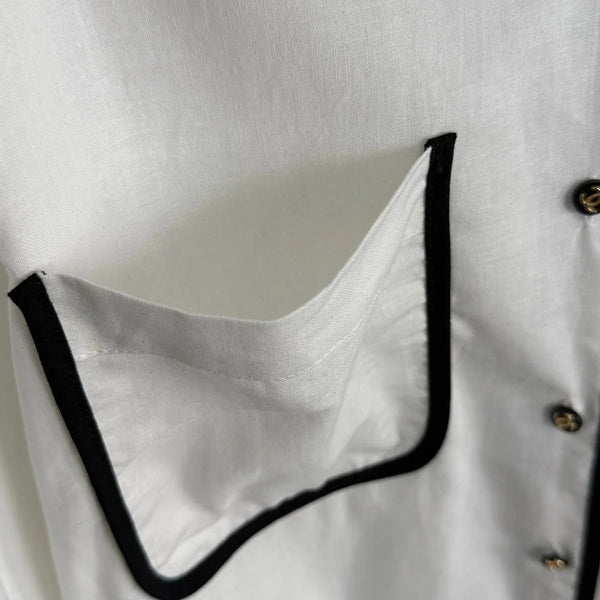 CHANEL 25S LONG-SLEEVE SHIRT STYLE 126