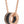ZERO 1 BLACK CERAMIC PINK GOLD NECKLACE