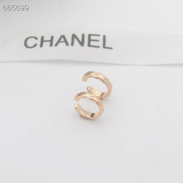 COCO CRUSH QUILTED MOTIF HOOP EARRINGS