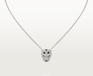 Panthère de Cartier Pendant White Gold Necklace