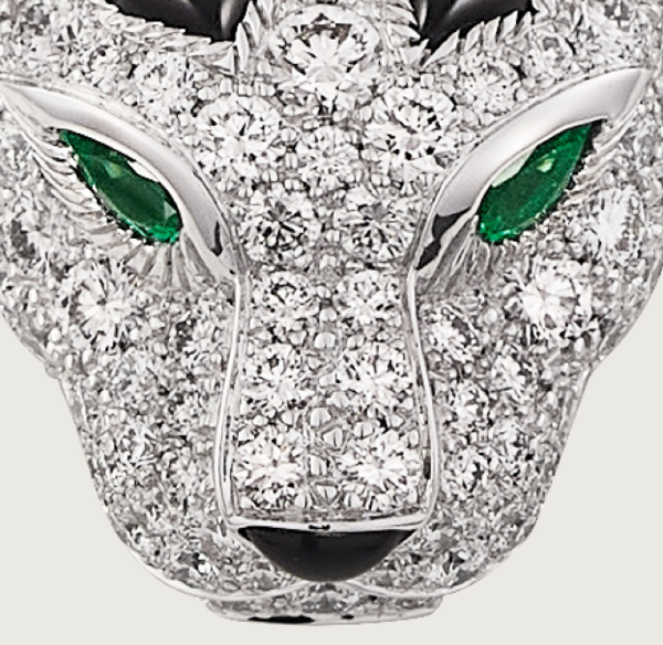 Panthère de Cartier Pendant White Gold Necklace