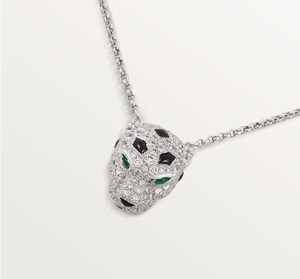 Panthère de Cartier Pendant White Gold Necklace