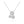 LOTUS THREE FLOWERS SILVER DIAMOND NECKLACE
