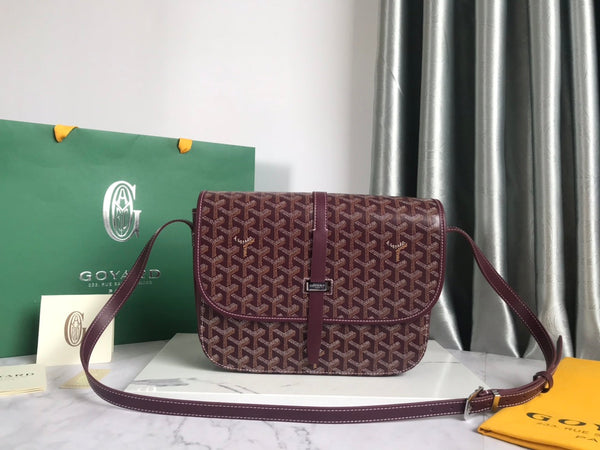 BORSA BELVEDERE MM 28CM TELA BORDEAUX