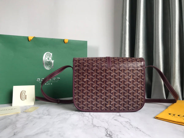 BORSA BELVEDERE MM 28CM TELA BORDEAUX