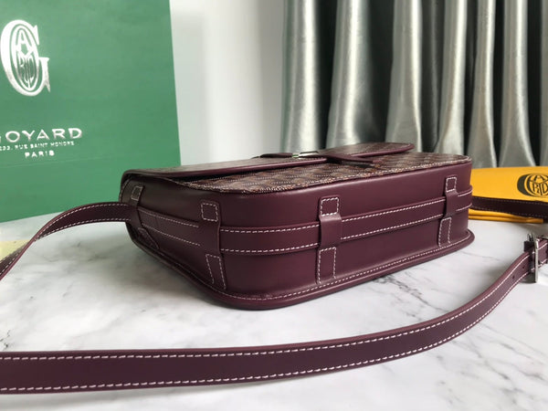 BORSA BELVEDERE MM 28CM TELA BORDEAUX