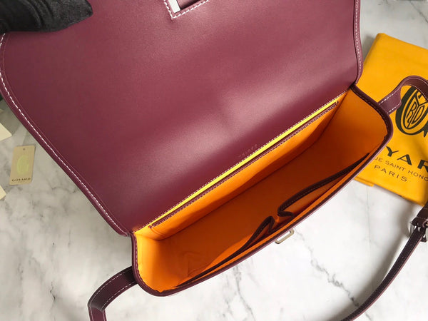 BORSA BELVEDERE MM 28CM TELA BORDEAUX