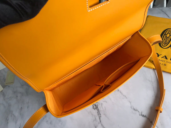 BORSA BELVEDERE MM 28CM TELA GIALLA