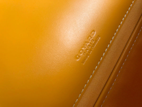 BORSA BELVEDERE MM 28CM TELA GIALLA