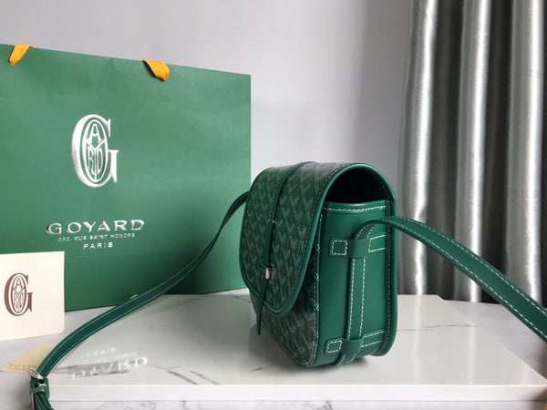 BORSA BELVEDERE PM 21CM TELA VERDE