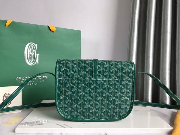 BORSA BELVEDERE PM 21CM TELA VERDE