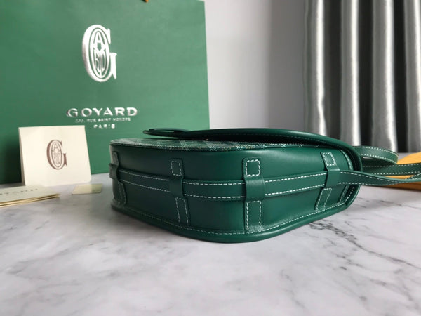 BORSA BELVEDERE PM 21CM TELA VERDE