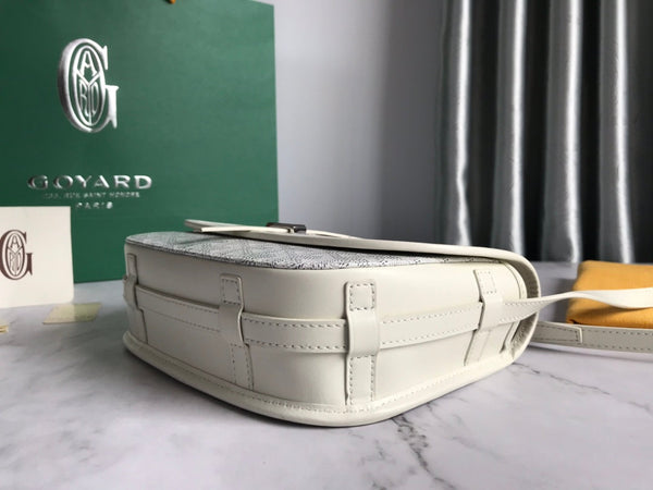 BORSA BELVEDERE PM 21CM TELA BIANCA