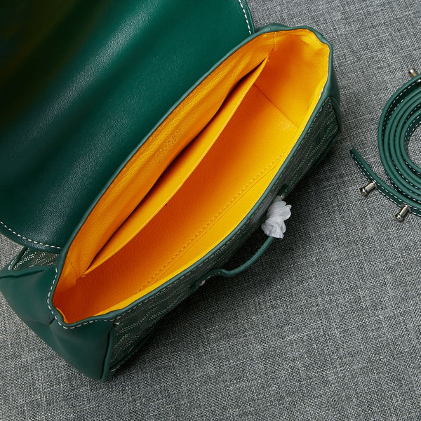 MINI BORSA SAIGON SOUPLE IN TELA VERDE