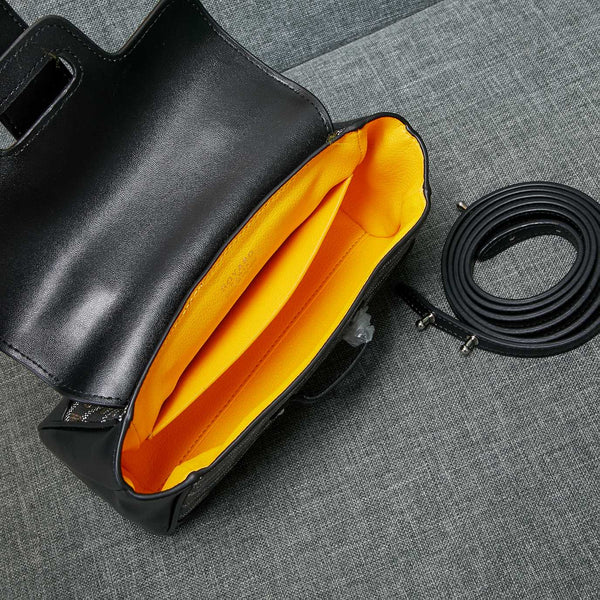 MINI BORSA SAIGON SOUPLE IN TELA NERA