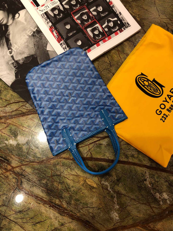 GOYA POITIERS 22X18X24CM TELA BLU