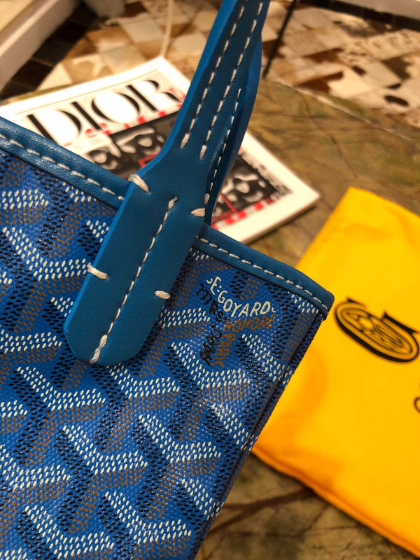 GOYA POITIERS 22X18X24CM TELA BLU