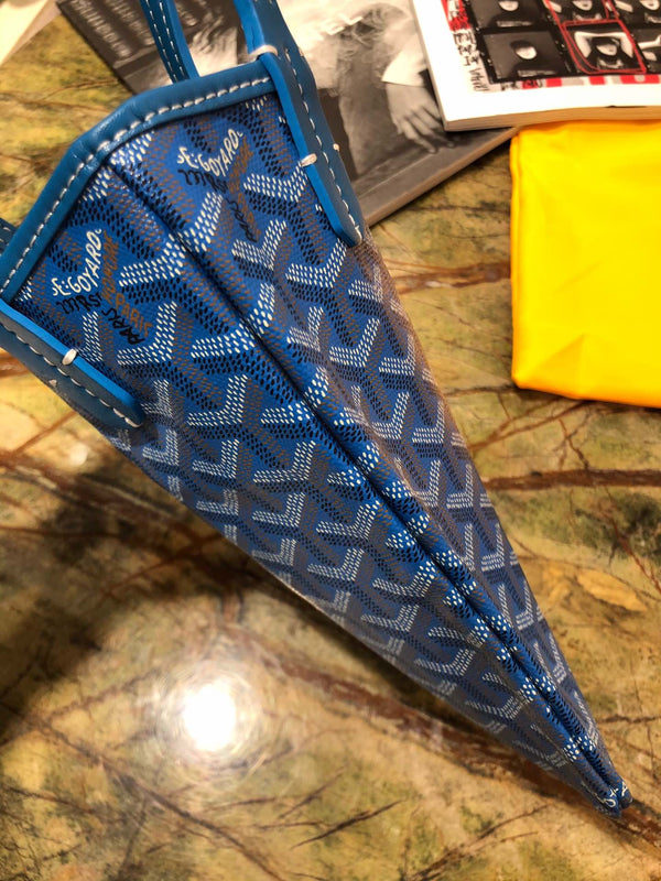 GOYA POITIERS 22X18X24CM TELA BLU