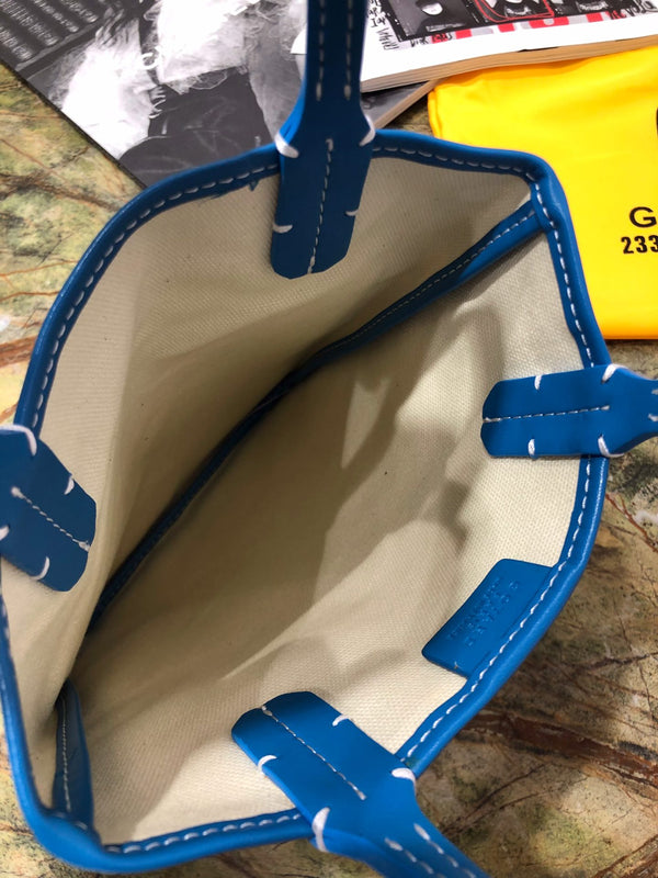 GOYA POITIERS 22X18X24CM TELA BLU