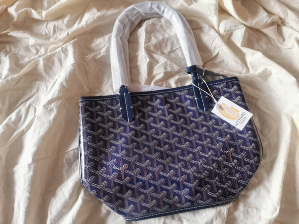 MINI HOBO BOHEME 38CM TELA BLU