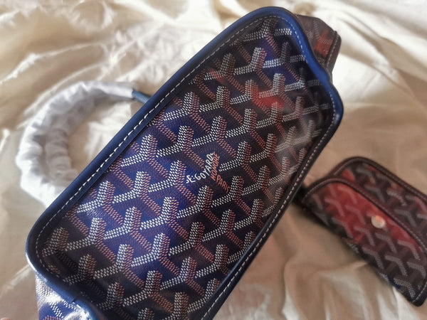 MINI HOBO BOHEME 38CM TELA BLU